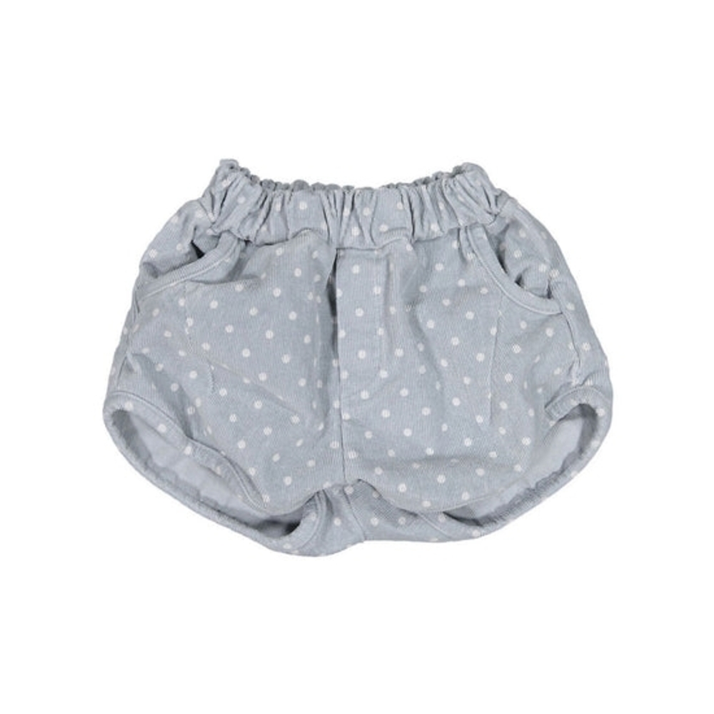 MY BEBE Sky Dot Rib Shorts 3-4y